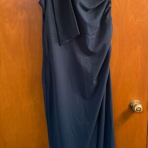 Elegant Navy Blue Women's Dress